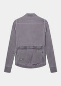 CAFE DU CYCLISTE Charlie Brushed Women Long Sleeve Jersey - Cold Dye Charcoal