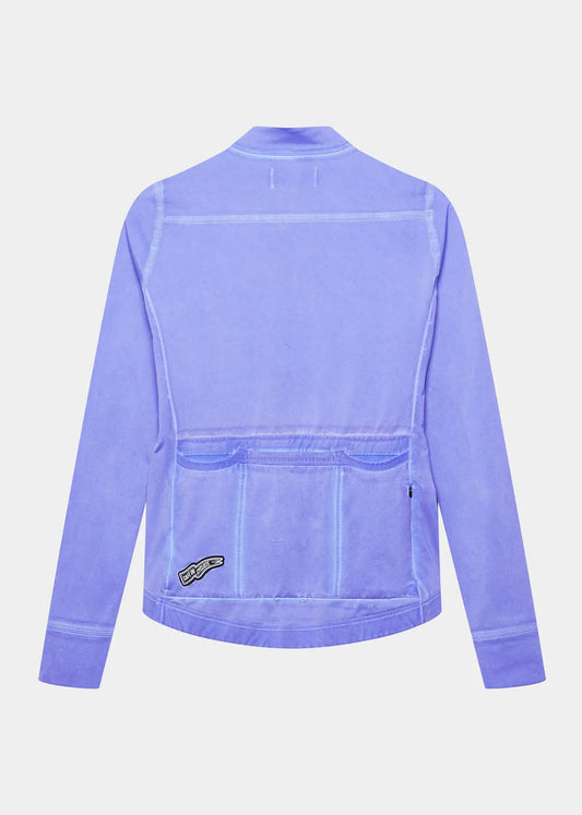 CAFE DU CYCLISTE Charlie Long Sleeve Brushed Women Jersey - Cold Dye Verbena