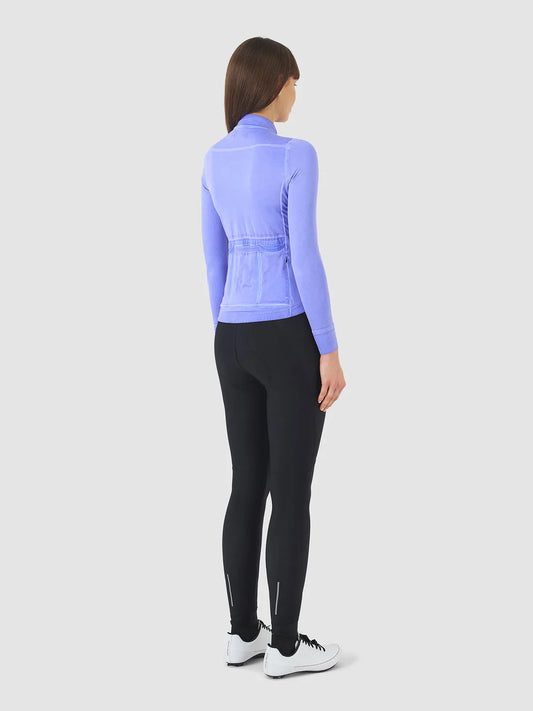 CAFE DU CYCLISTE Charlie Long Sleeve Brushed Women Jersey - Cold Dye Verbena