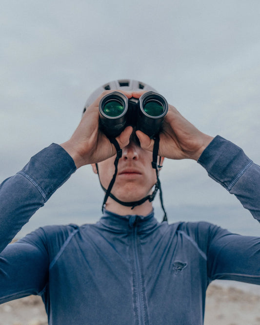 CAFÉ DU CYCLISTE Charlie Long Sleeve Jersey - Custom Dye Navy