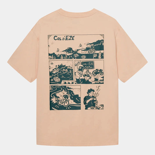 CAFE DU CYCLISTE Col Eze T-Shirt - Sand