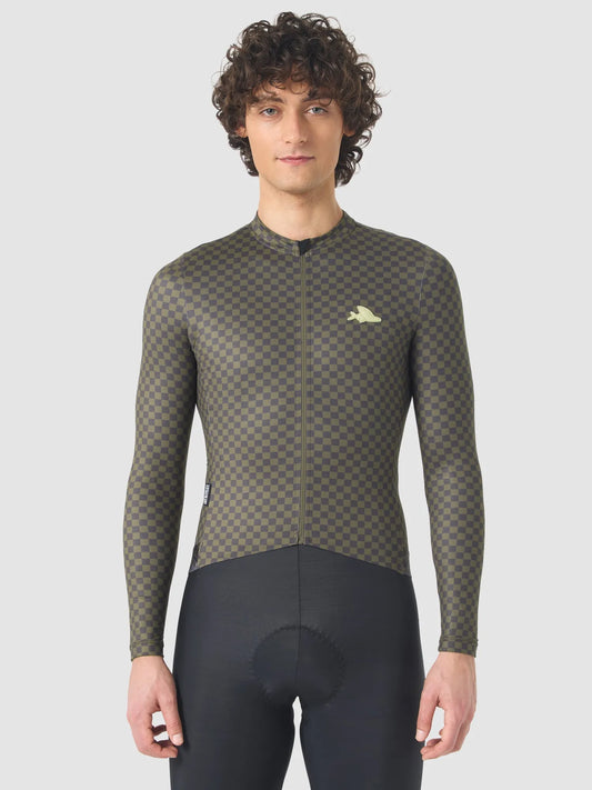 CAFÉ DU CYCLISTE Constance Long Sleeve Jersey - Raven