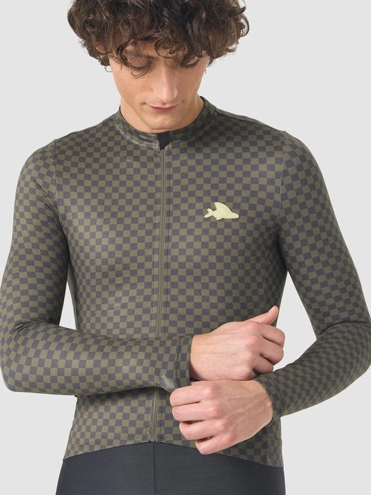 CAFÉ DU CYCLISTE Constance Long Sleeve Jersey - Raven