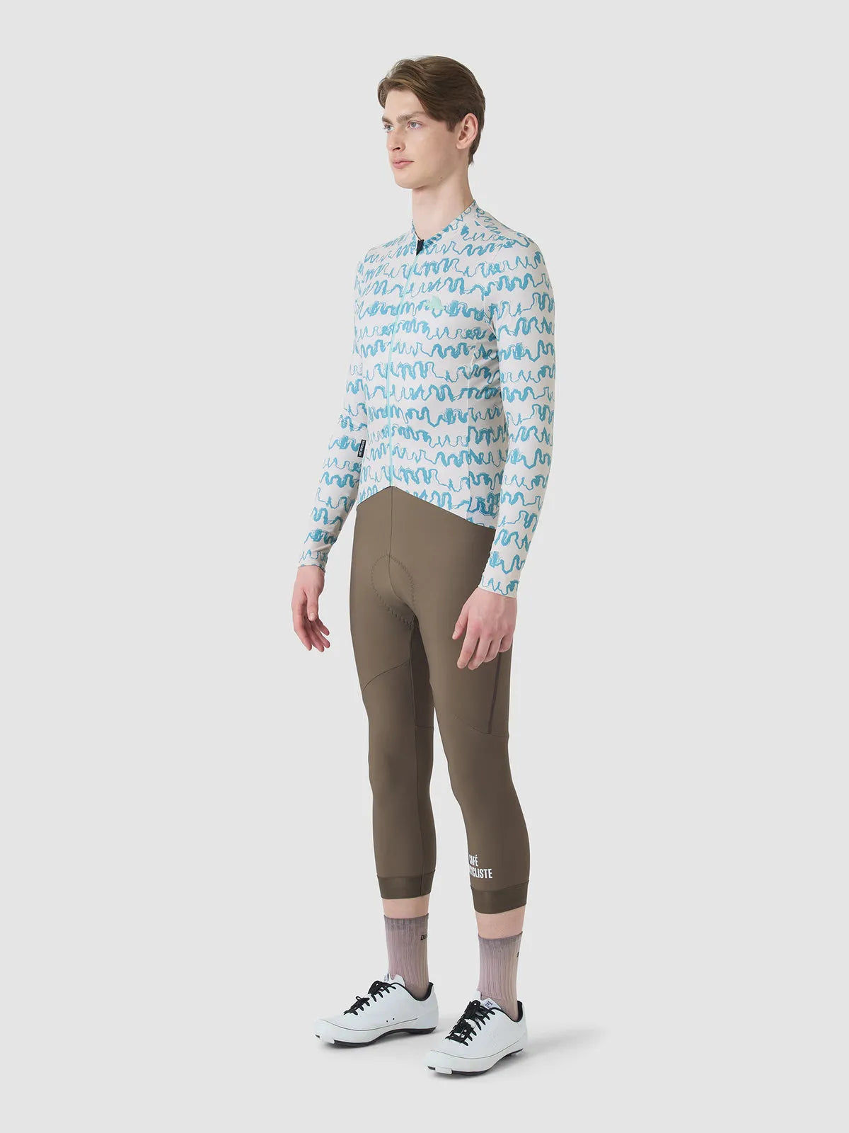 CAFÉ DU CYCLISTE Constance Men's Midweight Jersey - Deep Water