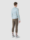 CAFÉ DU CYCLISTE Constance Men's Midweight Jersey - Deep Water