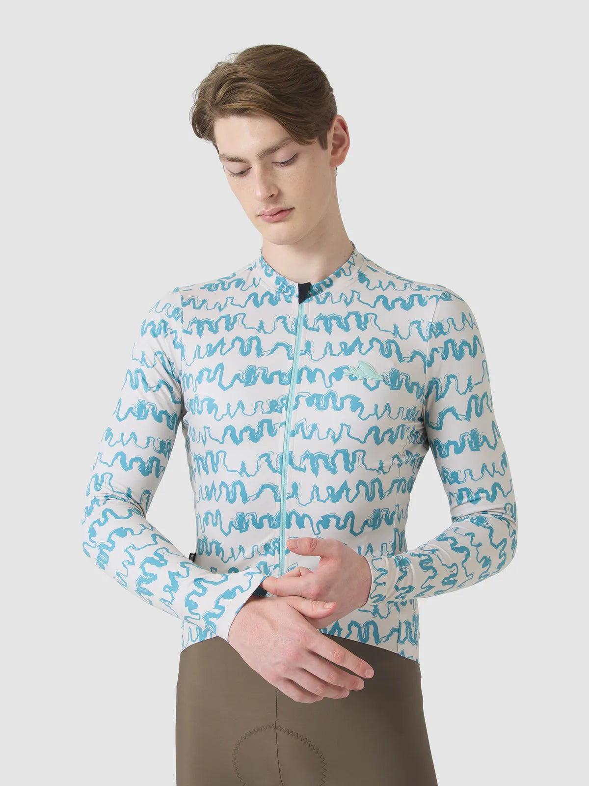 CAFÉ DU CYCLISTE Constance Men's Midweight Jersey - Deep Water