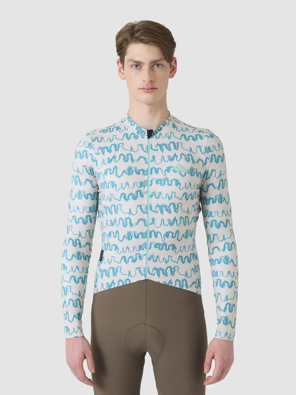 CAFÉ DU CYCLISTE Constance Men's Midweight Jersey - Deep Water