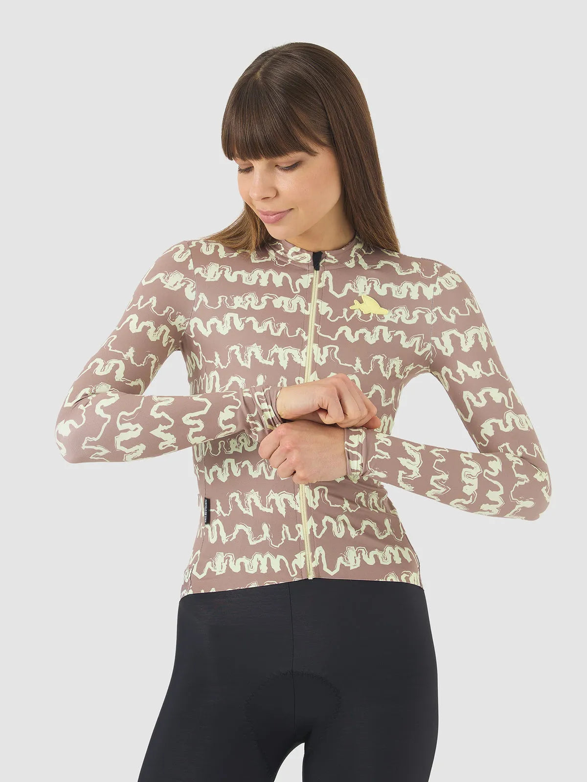 CAFÉ DU CYCLISTE Constance Women's Midweight Jersey - Naples Yellow