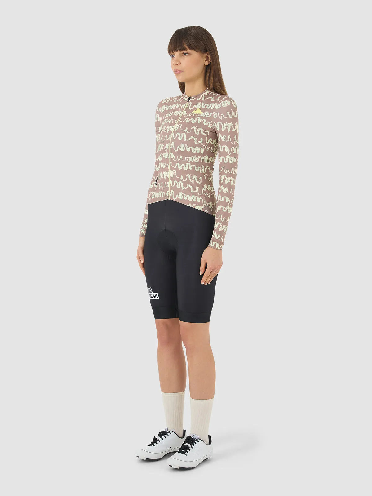 CAFÉ DU CYCLISTE Constance Women's Midweight Jersey - Naples Yellow