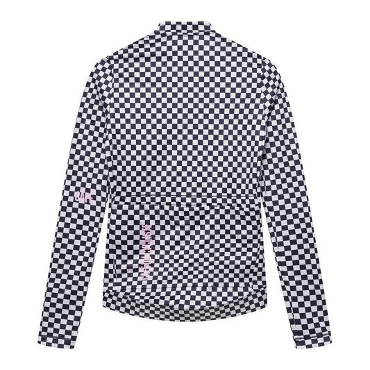 CAFÉ DU CYCLISTE Constance Women Long Sleeve Jersey - Grey Purple