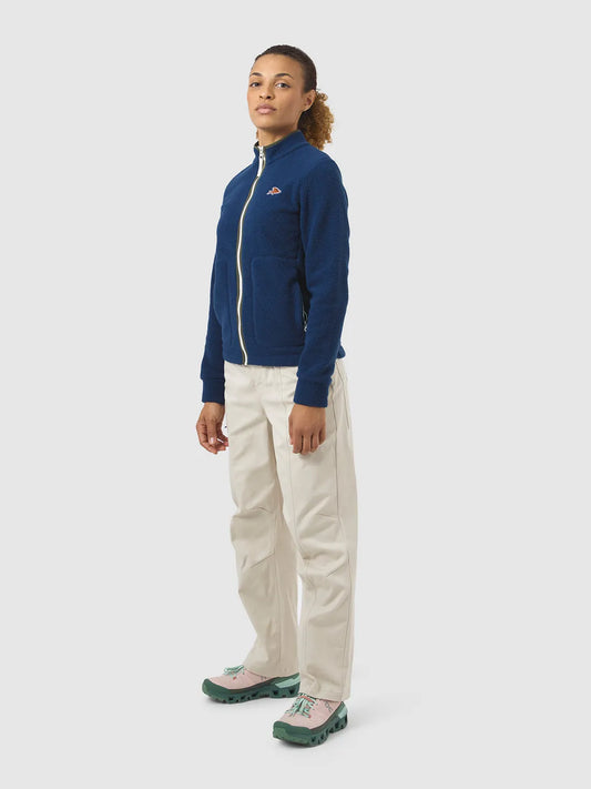 CAFE DU CYCLISTE Domitille Women Fleece Jacket - Navy