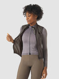 CAFE DU CYCLISTE Edith Women Gilet - Cold Dye Charcoal