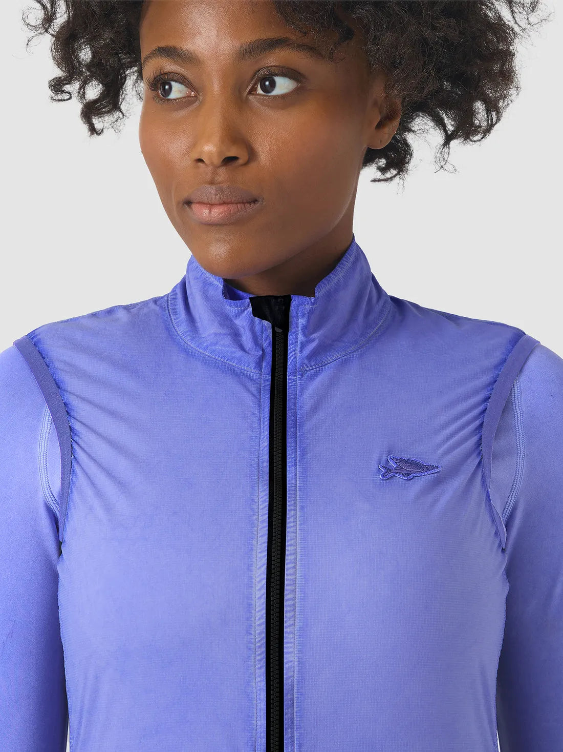 CAFE DU CYCLISTE Edith Women Gilet - Cold Dye Verbena