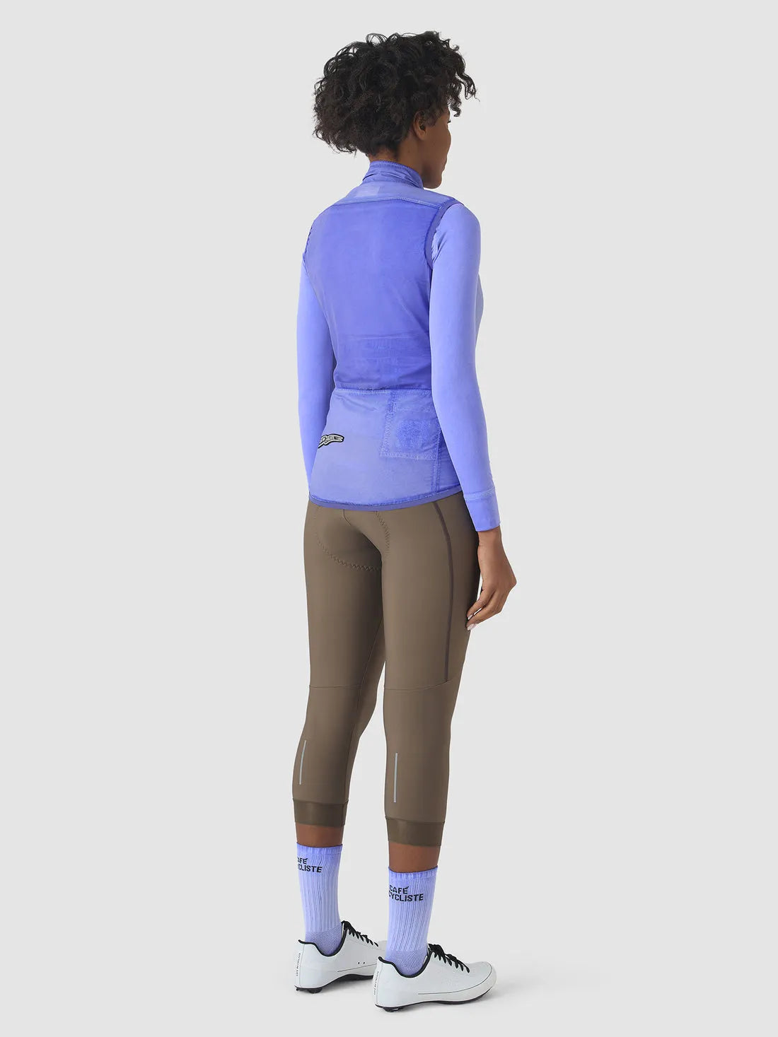 CAFE DU CYCLISTE Edith Women Gilet - Cold Dye Verbena