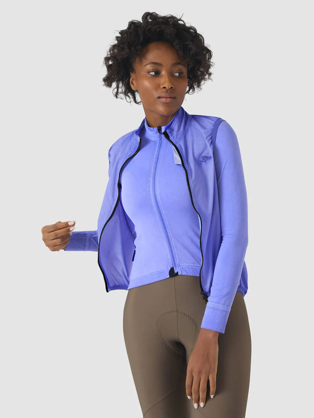 CAFE DU CYCLISTE Edith Women Gilet - Cold Dye Verbena
