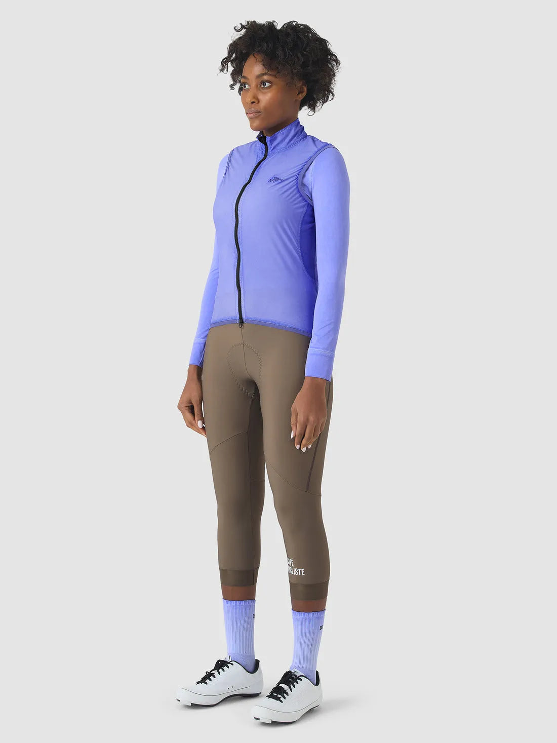CAFE DU CYCLISTE Edith Women Gilet - Cold Dye Verbena