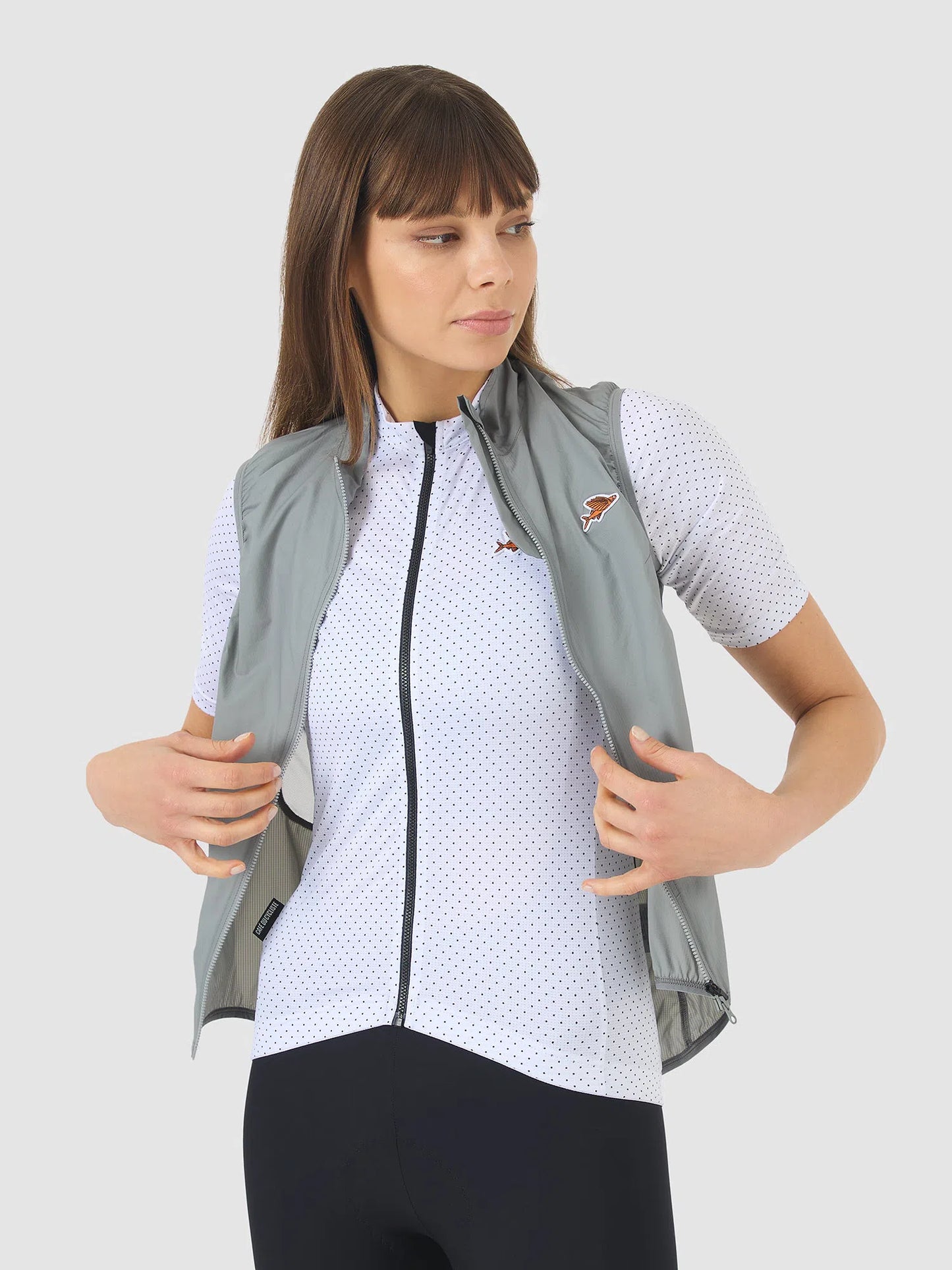 CAFE DU CYCLISTE Edith Women Gilet - Mountain Fog