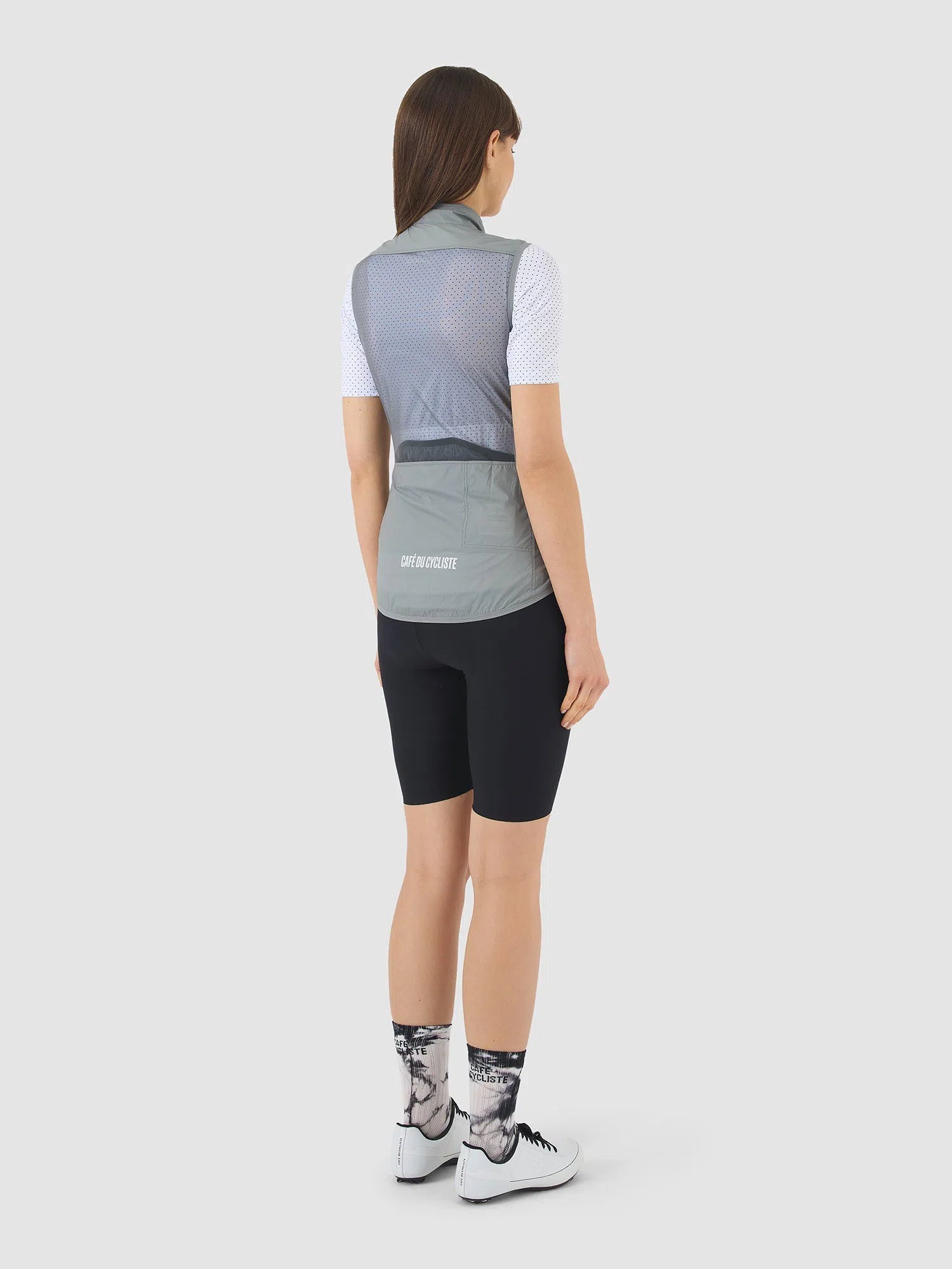 CAFE DU CYCLISTE Edith Women Gilet - Mountain Fog