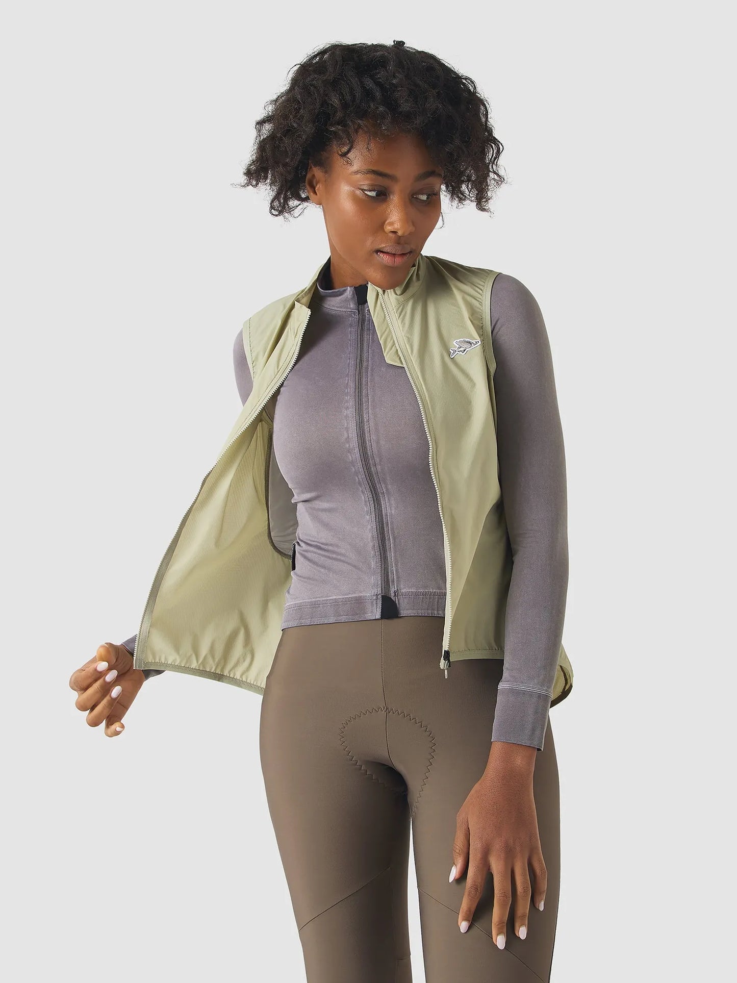 CAFE DU CYCLISTE Edith Women Jacket - Puddle