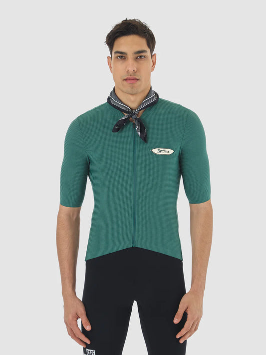 CAFÉ DU CYCLISTE Emeline Short Sleeve Jersey Men - Alpine Green