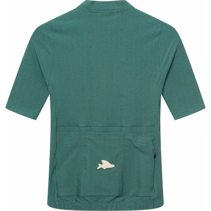 CAFÉ DU CYCLISTE Emeline Short Sleeve Jersey Men - Alpine Green