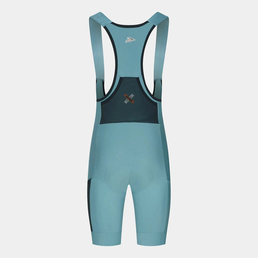 CAFE DU CYCLISTE Eva V2 Outlands Cargo Bib Shorts - Deep Water