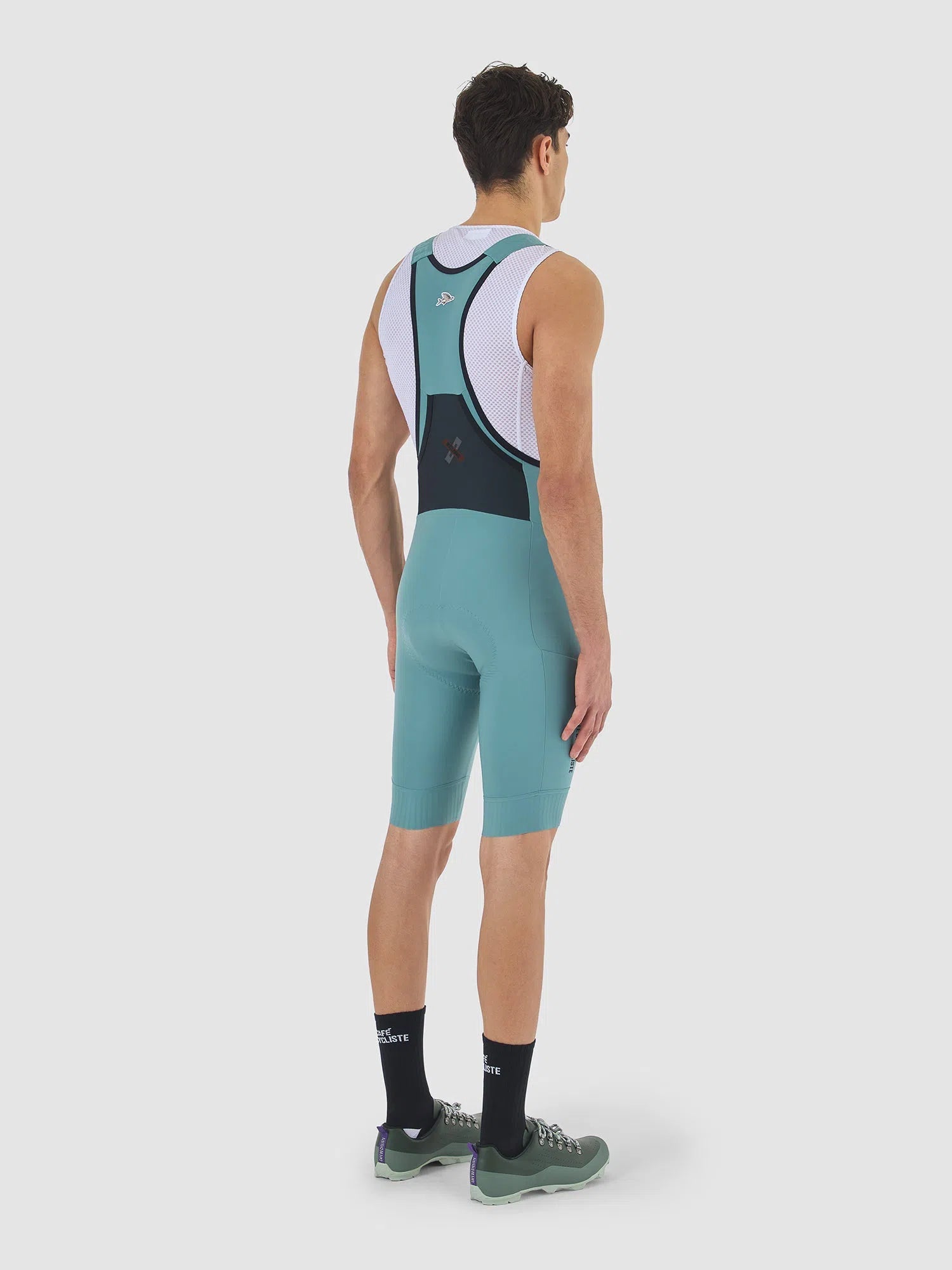 CAFE DU CYCLISTE Eva V2 Outlands Cargo Bib Shorts - Deep Water