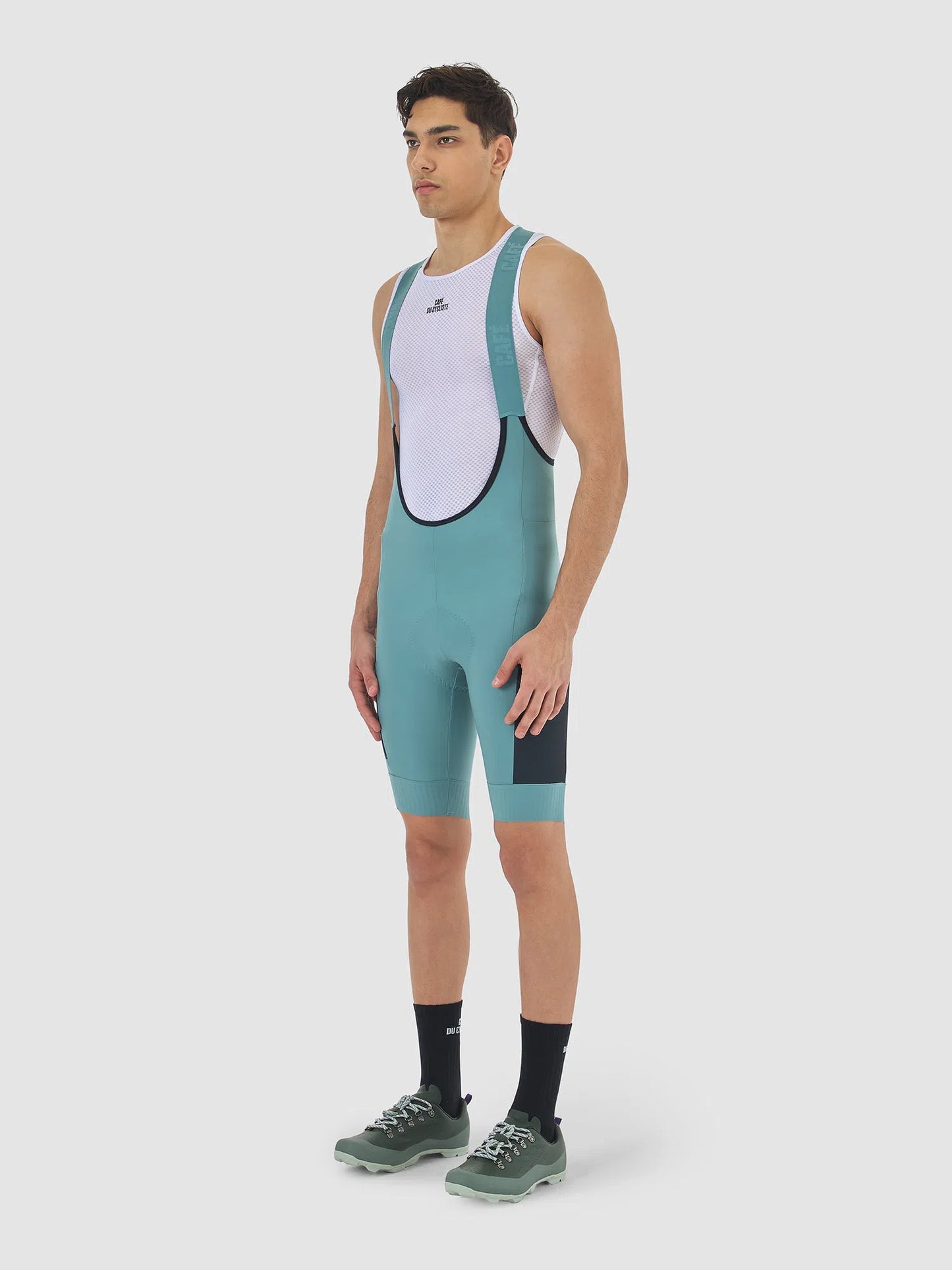 CAFE DU CYCLISTE Eva V2 Outlands Cargo Bib Shorts - Deep Water