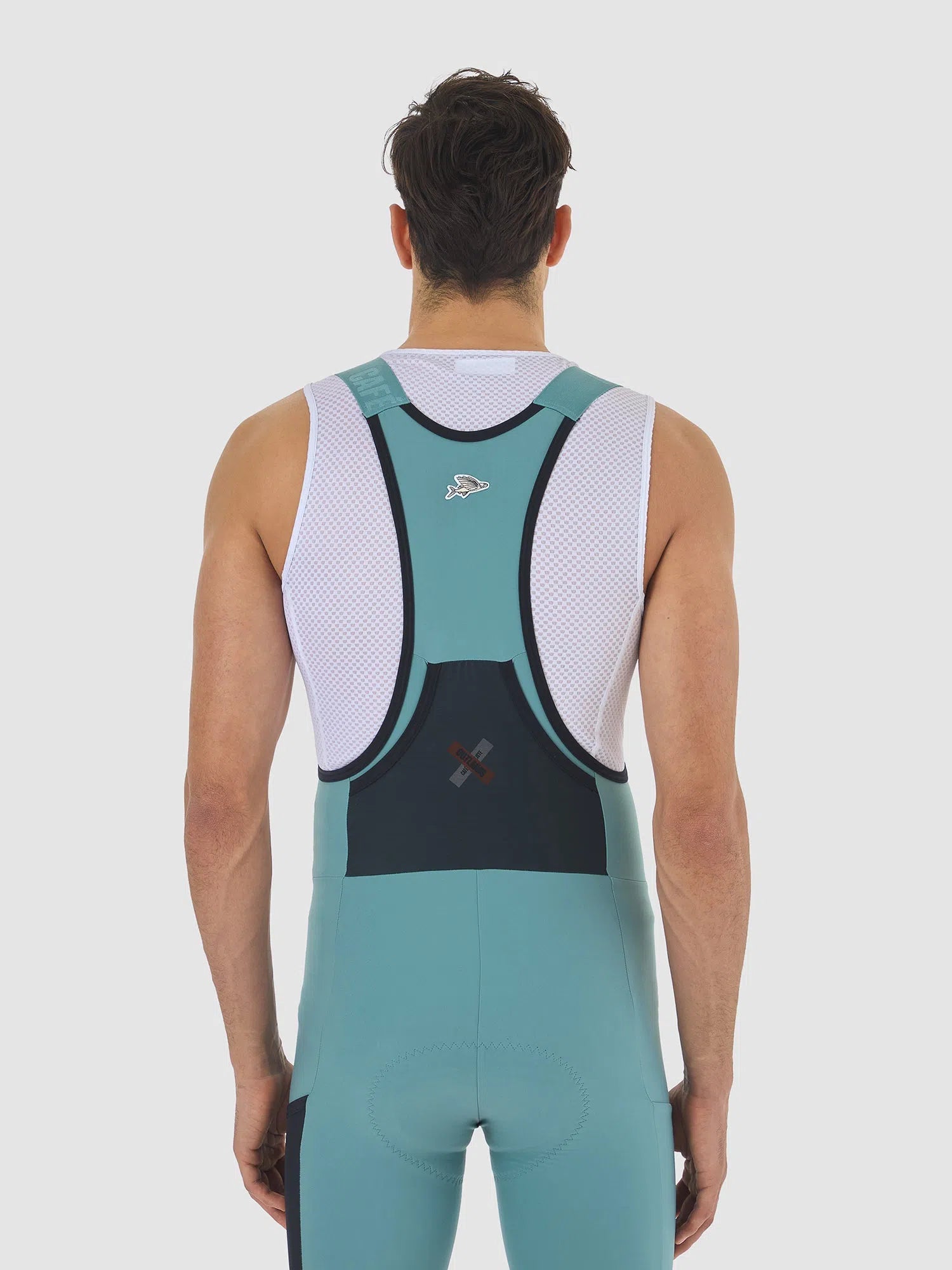 CAFE DU CYCLISTE Eva V2 Outlands Cargo Bib Shorts - Deep Water