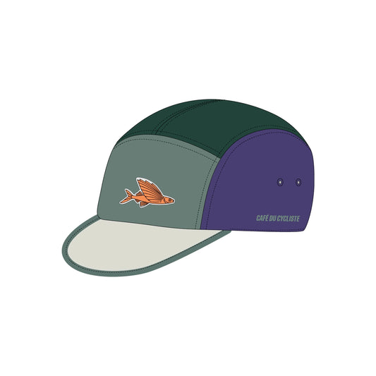 CAFE DU CYCLISTE Gravel Summer Cap - Scots Pine Amethyst