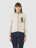 CAFE DU CYCLISTE Ingrid Women's Microfleece Jersey - Pearl Grey