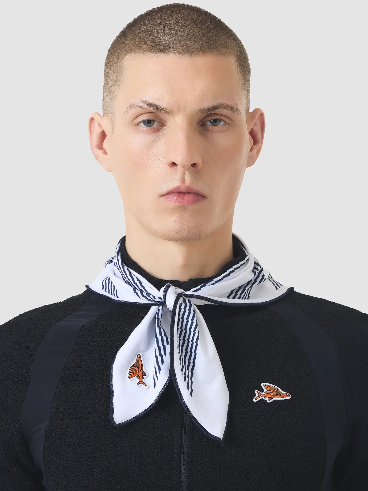 CAFE DU CYCLISTE Isaure Neck Scarf - Mariére