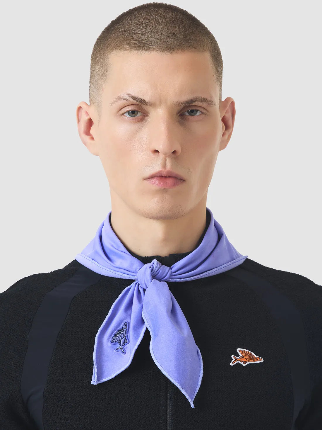 CAFE DU CYCLISTE Isaure Neck Warmer - Cold Dye Verbena