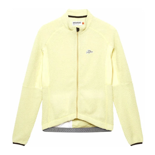 CAFÉ DU CYCLISTE Ivana Long Sleeve Jersey - Hay Green