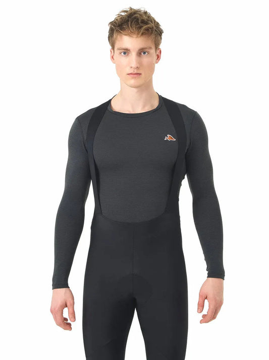 CAFÉ DU CYCLISTE Judith Long Sleeve Base Layer - Anthracite