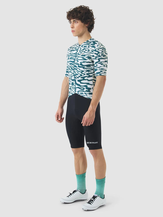 CAFÉ DU CYCLISTE Laurette Jersey - Stars Dark Sea