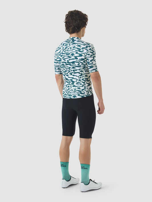 CAFÉ DU CYCLISTE Laurette Jersey - Stars Dark Sea