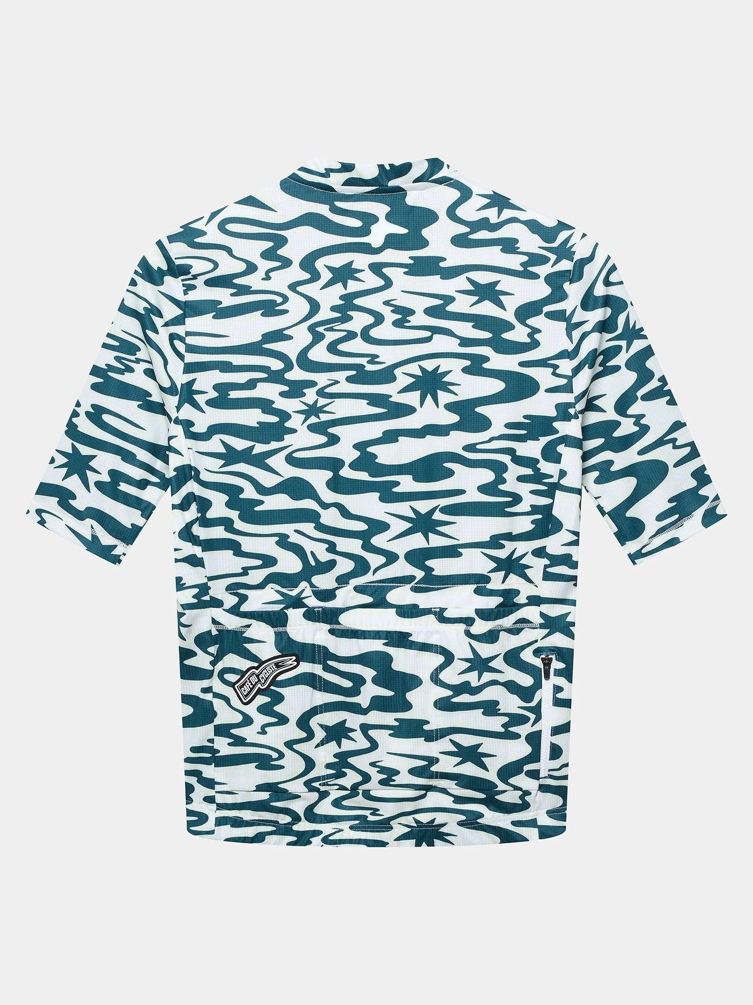 CAFÉ DU CYCLISTE Laurette Jersey - Stars Dark Sea