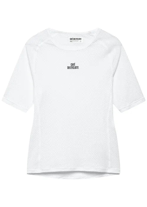 CAFÉ DU CYCLISTE Liliane - Short Sleeve White