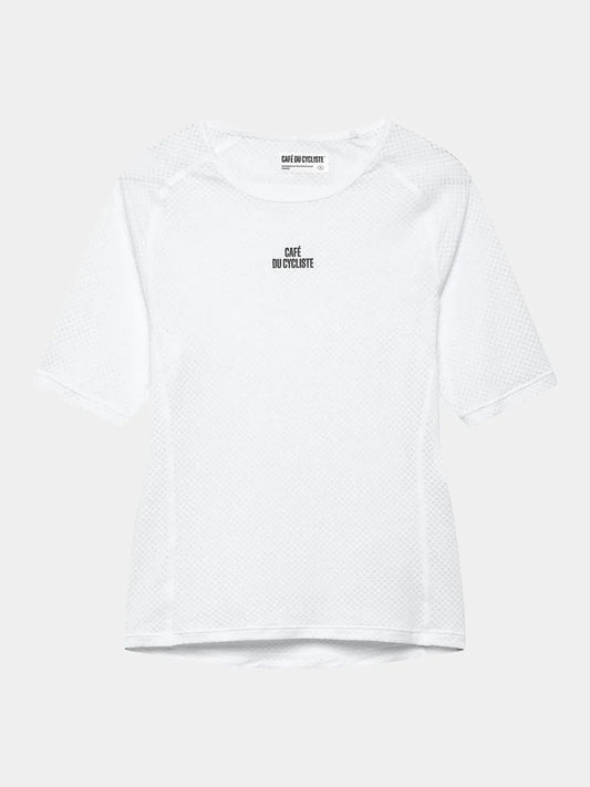 CAFÉ DU CYCLISTE Liliane - Short Sleeve White