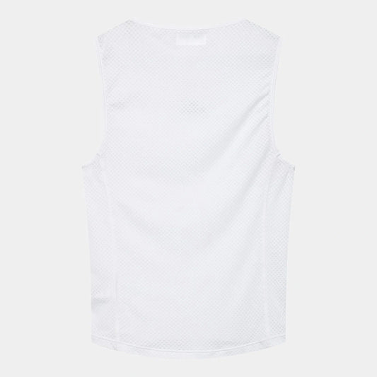 CAFE DU CYCLISTE Liliane Sleeveless Base Layer - White
