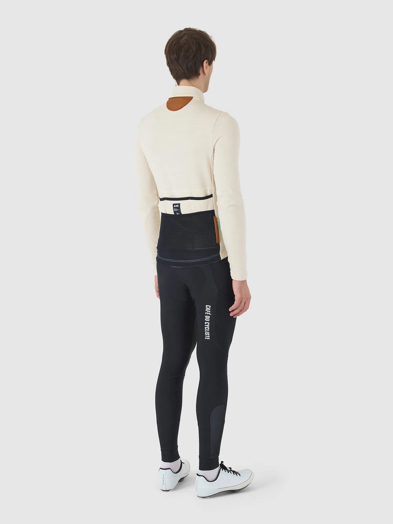 CAFE DU CYCLISTE Lorenne Audax Long Sleeve Jersey - Chalk