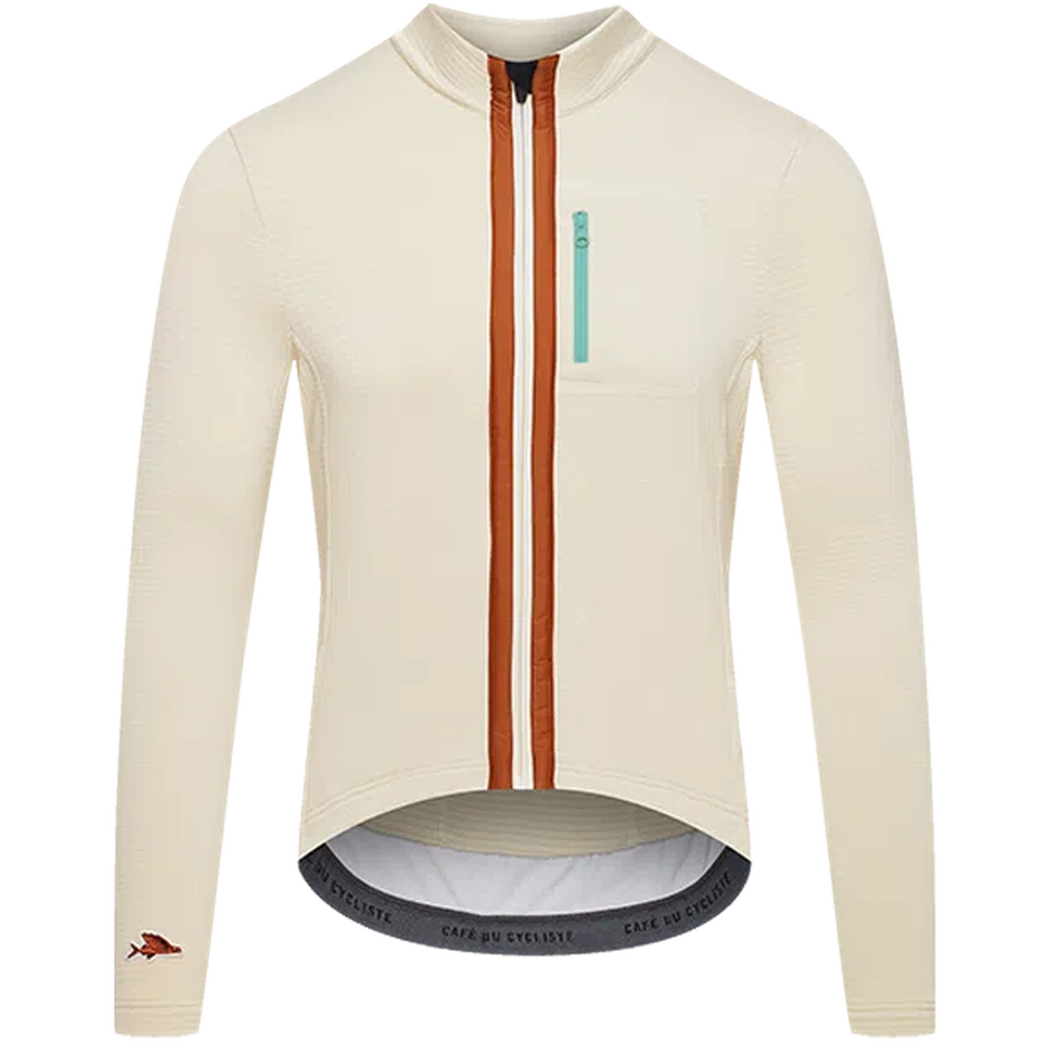 CAFE DU CYCLISTE Lorenne Audax Long Sleeve Jersey - Chalk