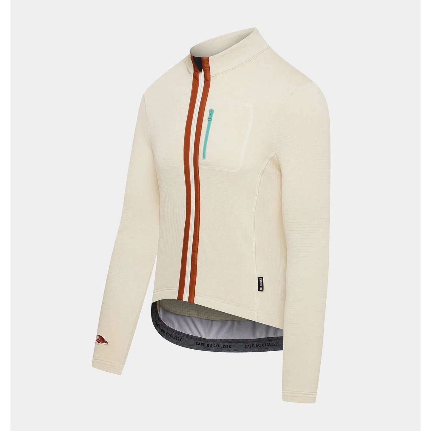 CAFE DU CYCLISTE Lorenne Audax Long Sleeve Jersey - Chalk