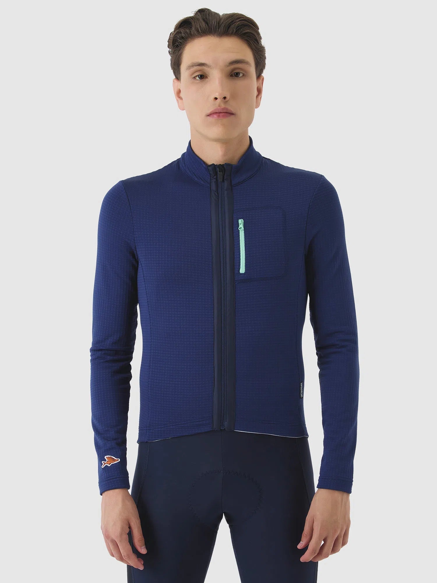 CAFE DU CYCLISTE Lorenne Audax Long Sleeve Jersey - Navy
