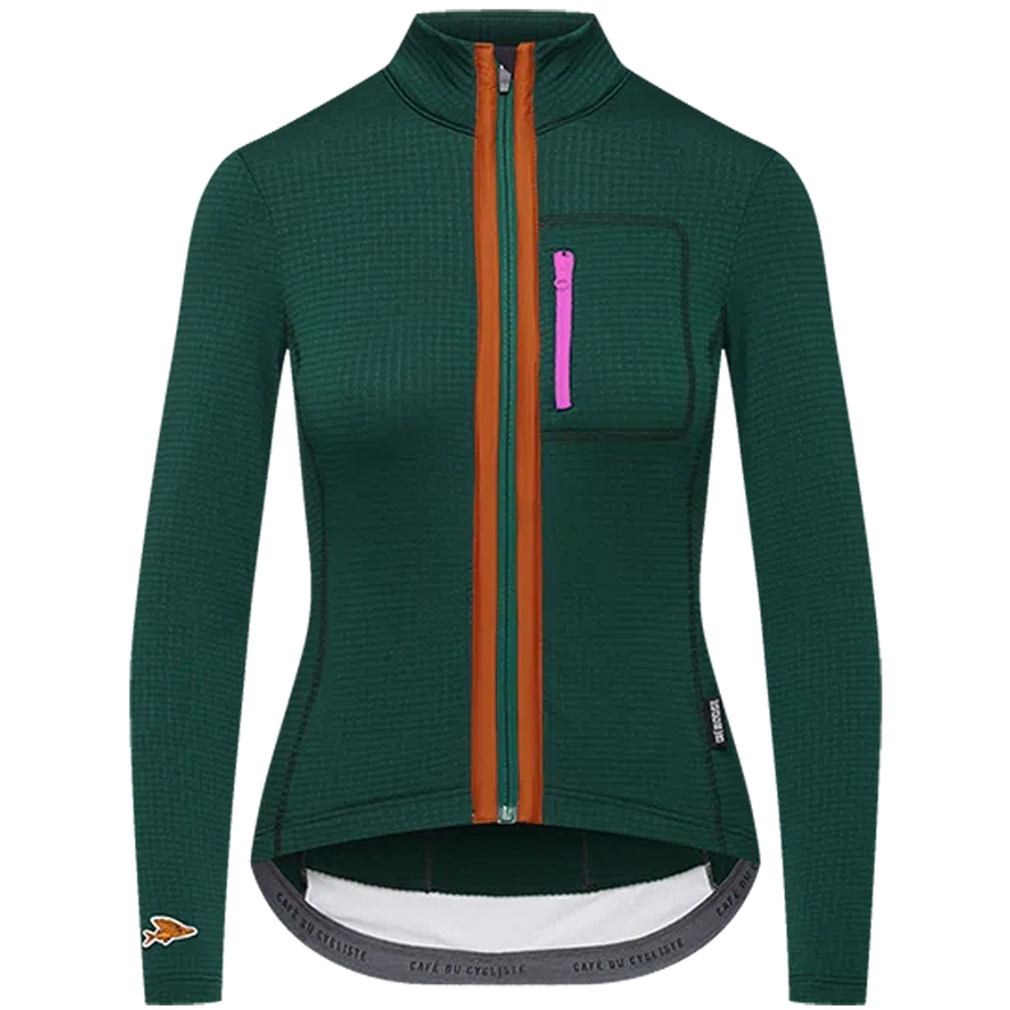 CAFE DU CYCLISTE Lorenne Audax Women Long Sleeve Jersey - Alpine Green