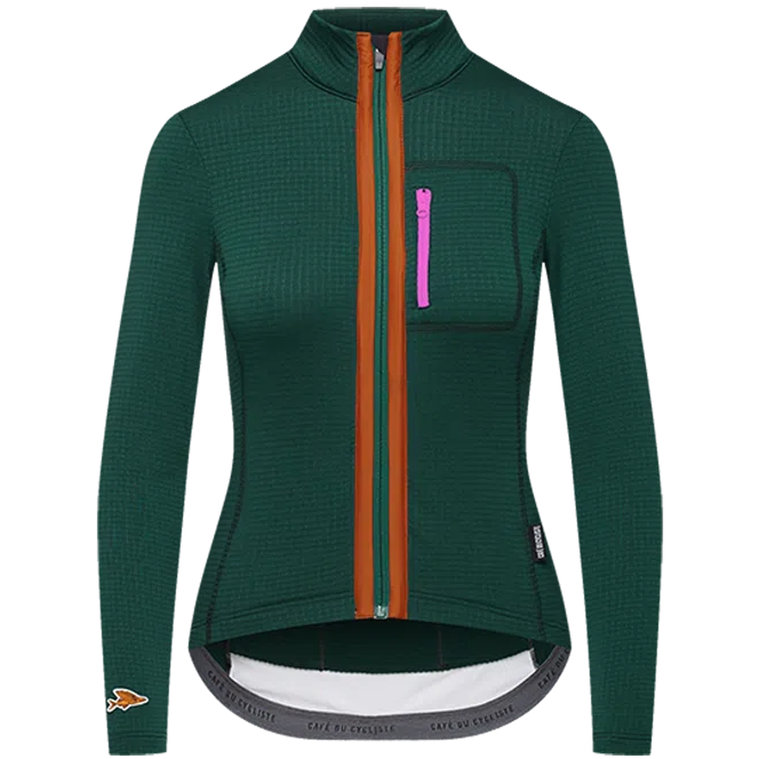 CAFE DU CYCLISTE Lorenne Audax Women Long Sleeve Jersey - Alpine Green