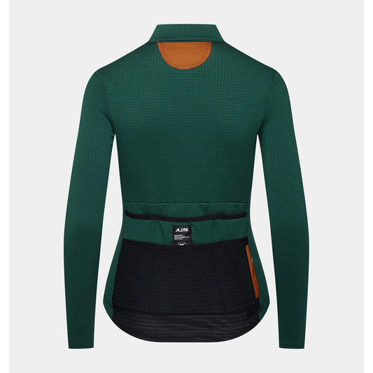 CAFE DU CYCLISTE Lorenne Audax Women Long Sleeve Jersey - Alpine Green