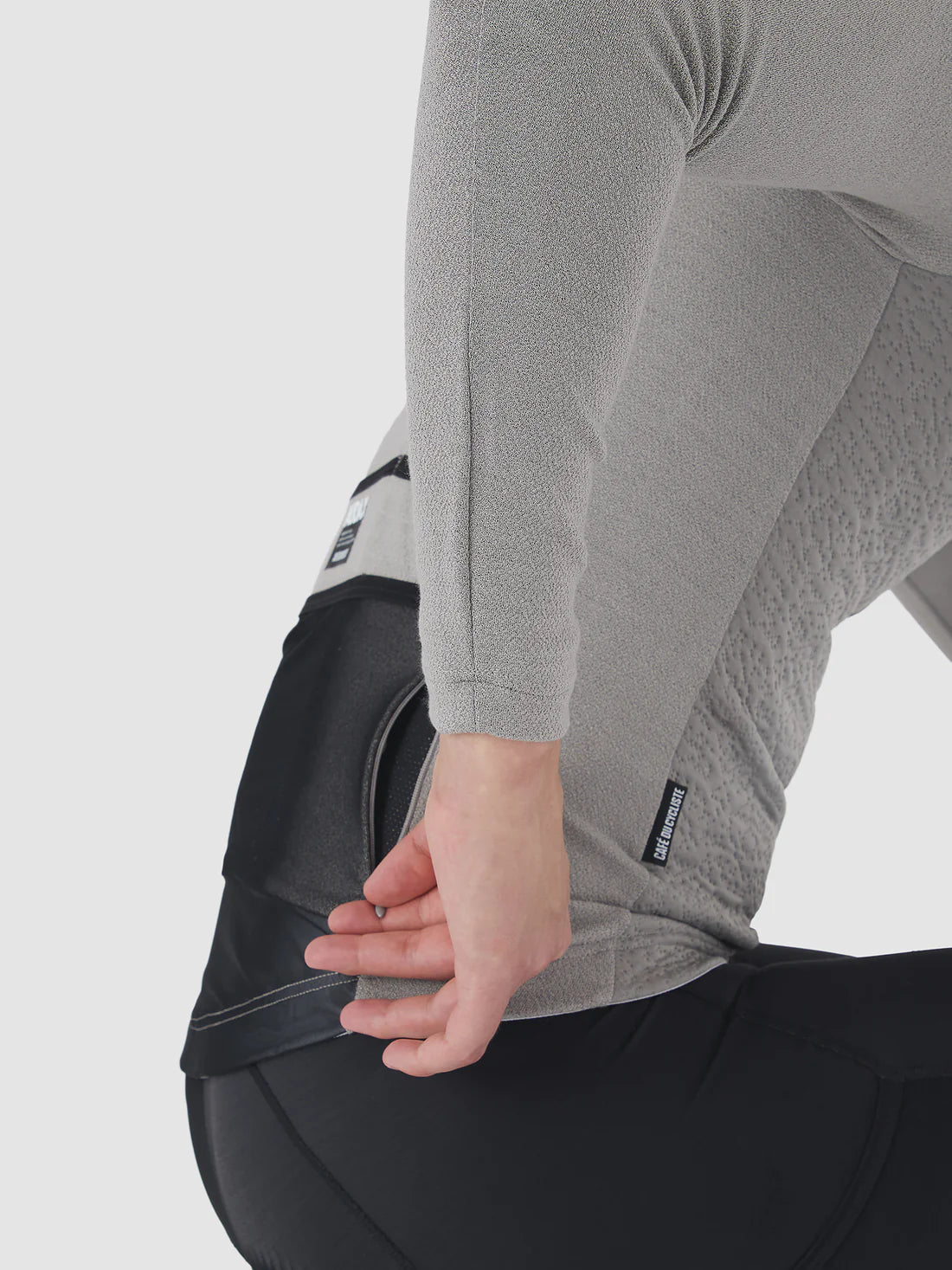 CAFE DU CYCLISTE Lydia Midweight LS Jersey - Mountain Fog