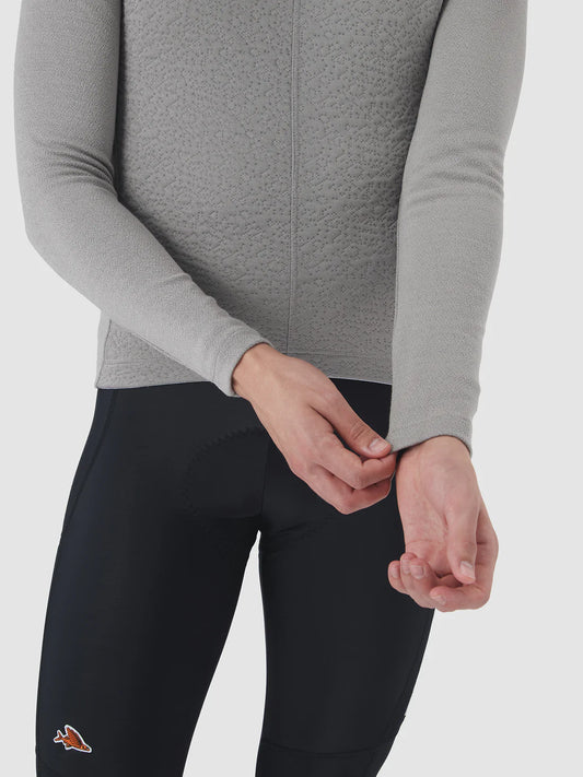 CAFE DU CYCLISTE Lydia Midweight LS Jersey - Mountain Fog